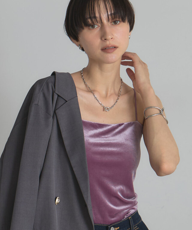 【美品】ベースレンジ　ベロアキャミソール ベロアキャミソール(one IVORY): トップス｜URBAN RESEARCH公式