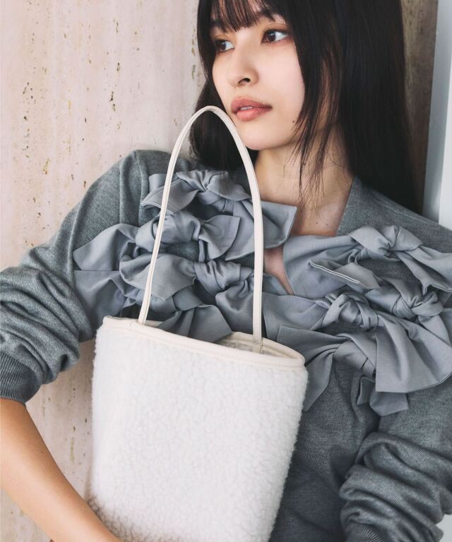ボアバケツバッグ
