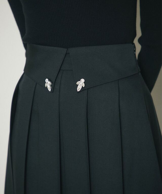 げんこさま ビジュ付きプリーツスカート