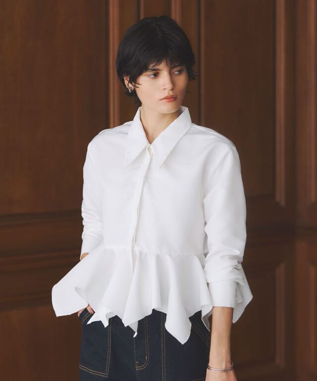 10月29日オフィシャルサイト限定少量再販！ランダムフリルシャツ