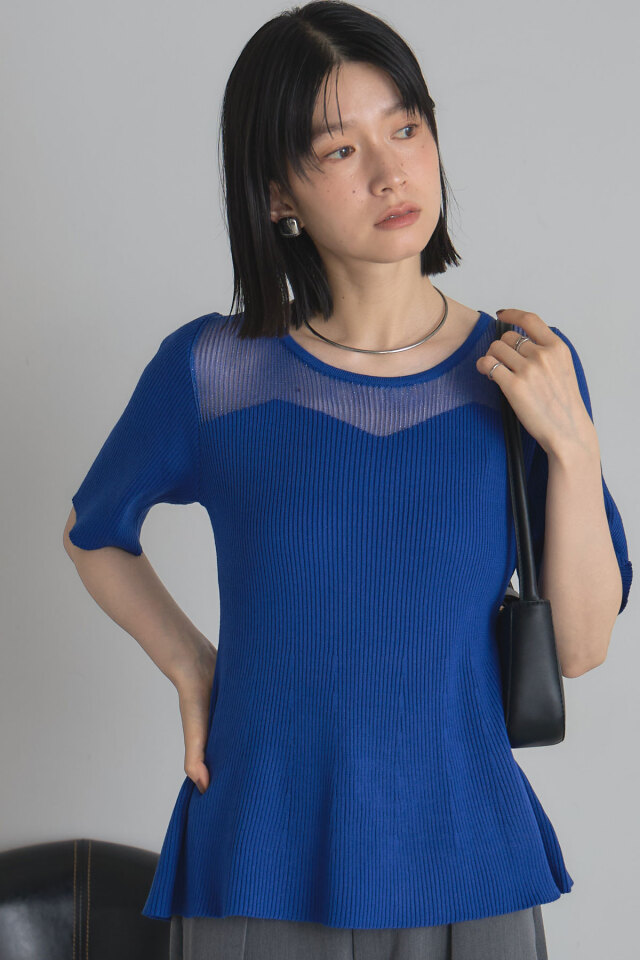 00s デッドストック ラビットファー切替 スパン刺繍 レーストリムニットキャミ クラシカルロリータブランドInnocent Worldとピーターラビット™の
