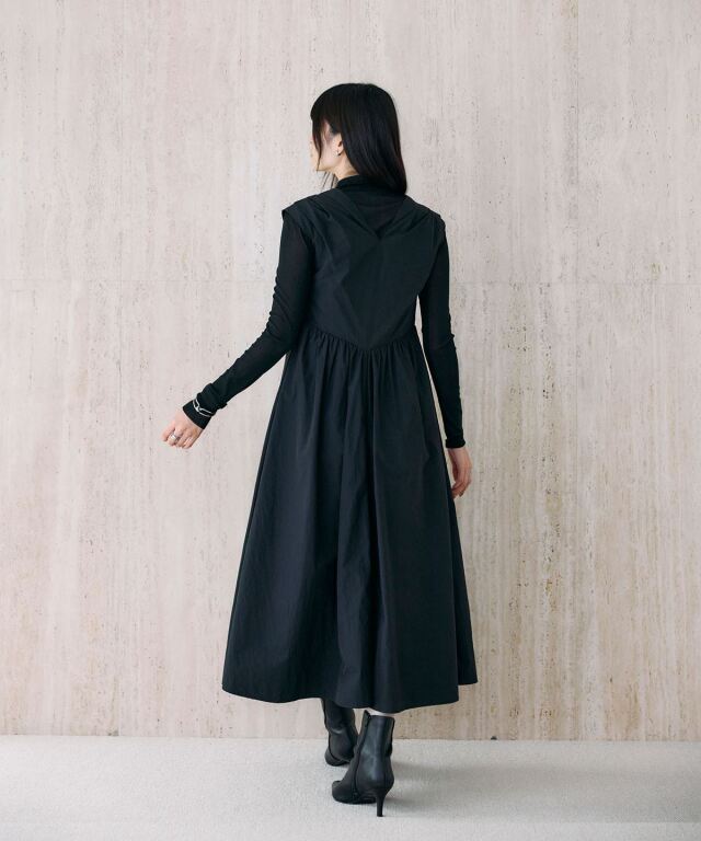 前後2WAYリボンあきワンピース