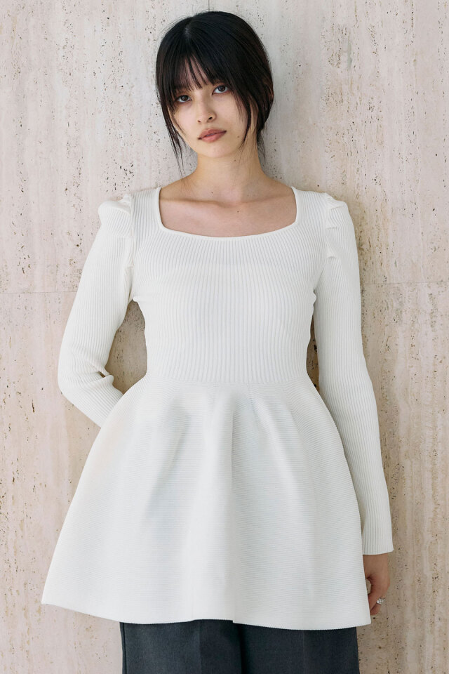 ケーブルニット