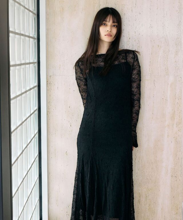 新品SOIRマリココウガ 日本製　素敵なワンピースレース 新品SOIRマリココウガ 素敵なワンピースレース