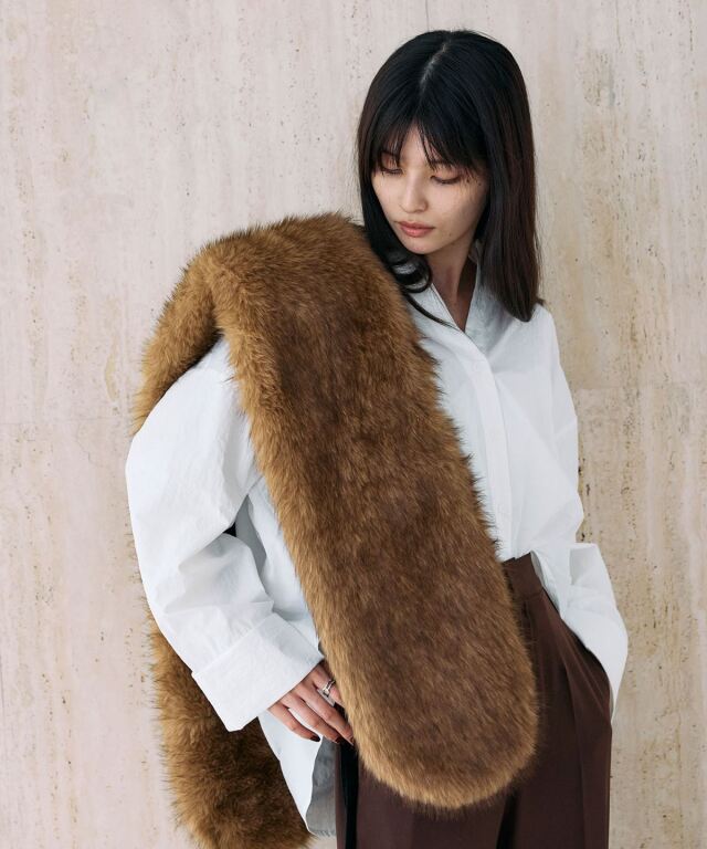 美品✩ロシアンセーブル✩使用感無し✩房取り外し可能✩ファーショール 楽天市場】【4h限定20%off】ファーム ロシアン セーブル ケープ