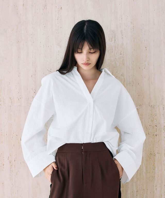 スキッパーシャツ