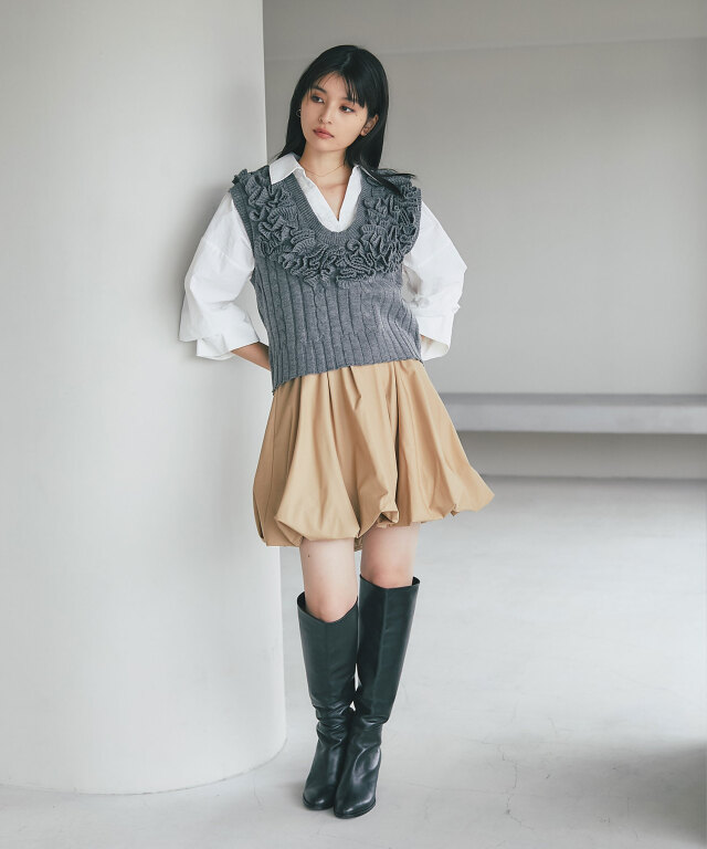 本日限定お値下げAURALEE ヘンプリブニットベスト Vネックリブニットベスト（2238036）｜AURALEE(オーラリー）｜WOMEN'S