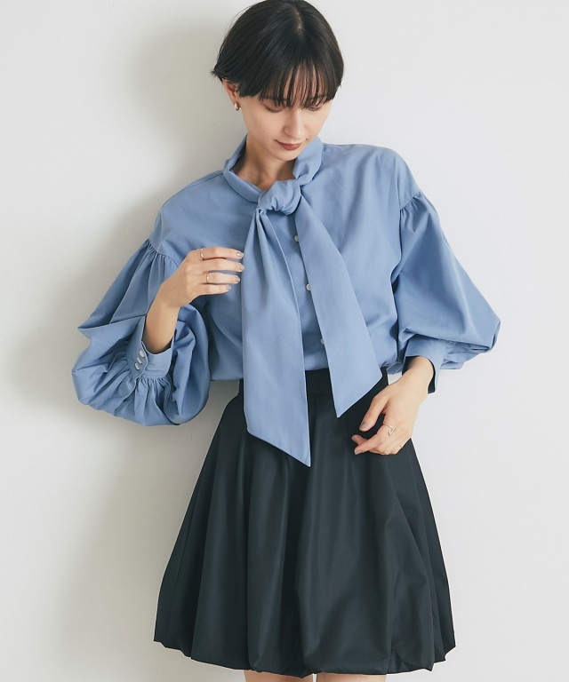 ボウズ SMILE ORCHID（スマイルオーキッド） ブラウス シャツ リボンボウタイ