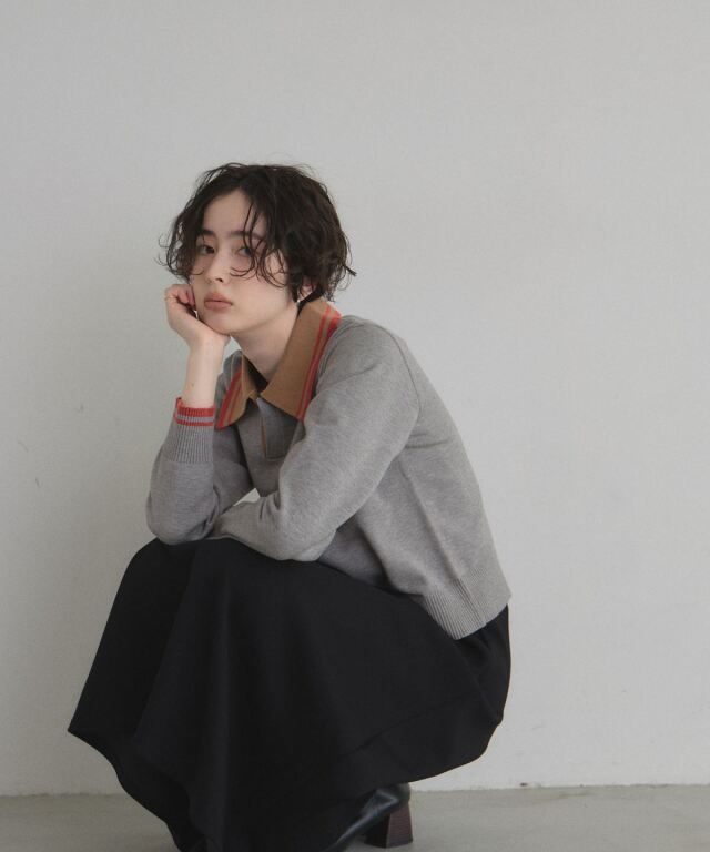 マルチカラーポロニット