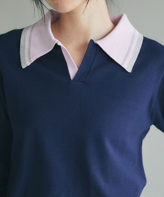 マルチカラーポロニット