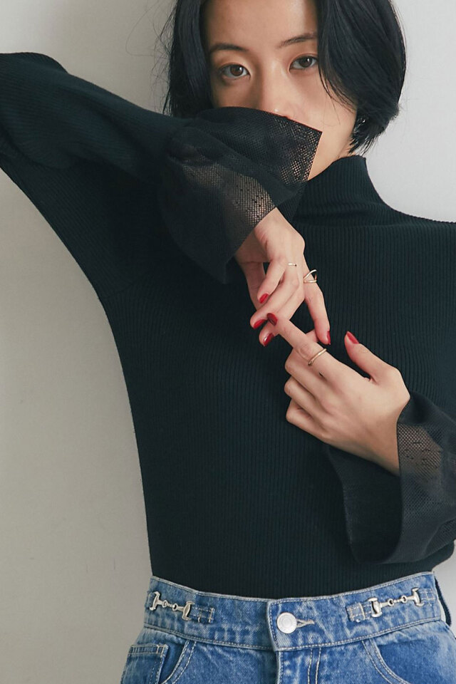 ケーブルニット