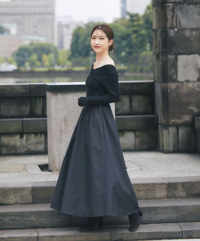 マシェリコラボ】ドッキングオフショルワンピース