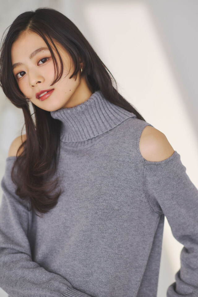 ケーブルニット