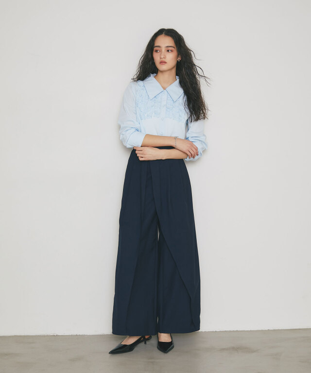 【FINAL SALE】クロスオーバーパンツ＊SALE品につき返品/交換/注文確定後の変更キャンセル不可＊