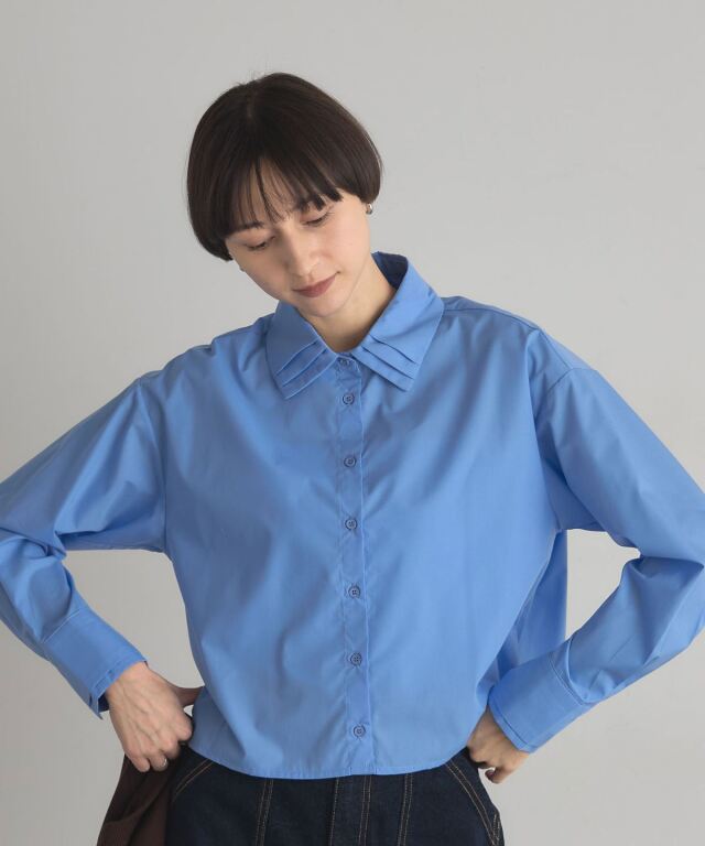 タックデザインシャツ