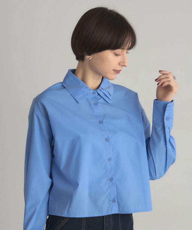 タックデザインシャツ