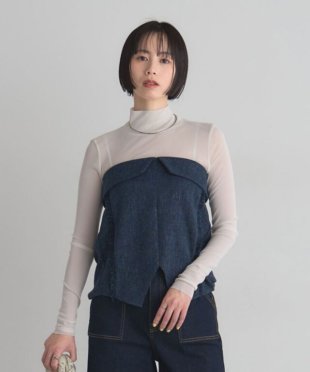 美香さん着用】ツイードビスチェ （セットアップ対応可）