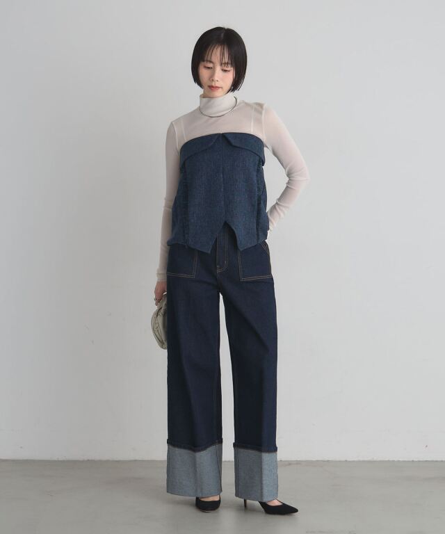 美香さん着用】ツイードビスチェ （セットアップ対応可）