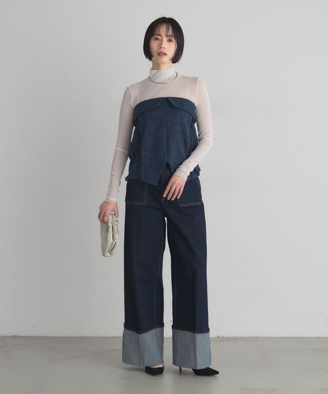 美香さん着用】ツイードビスチェ （セットアップ対応可）