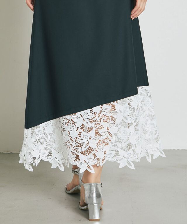 レースヘムスカート