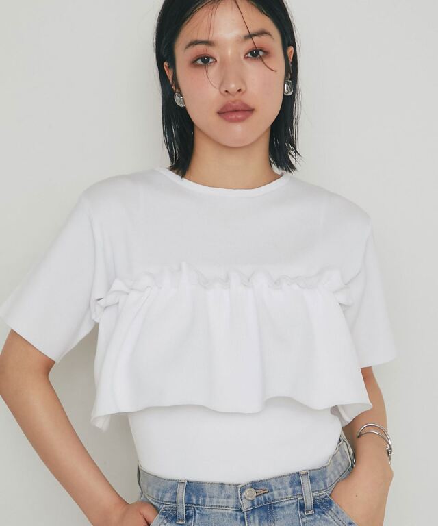 user_ea078494専用 2ピースフリルニット