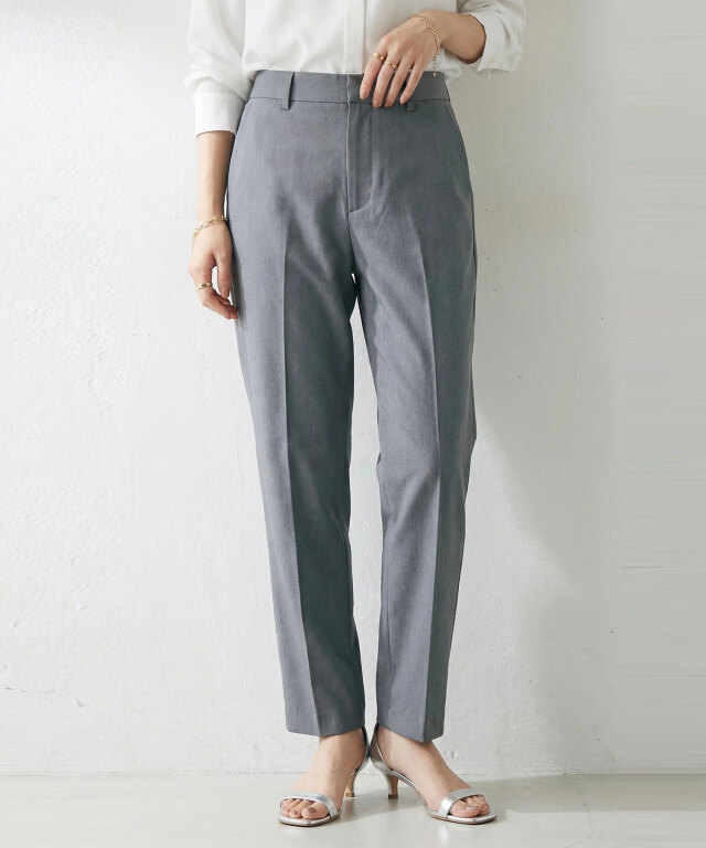 美シルエットテーパードパンツ  【10-203973とセットアップ可能】
