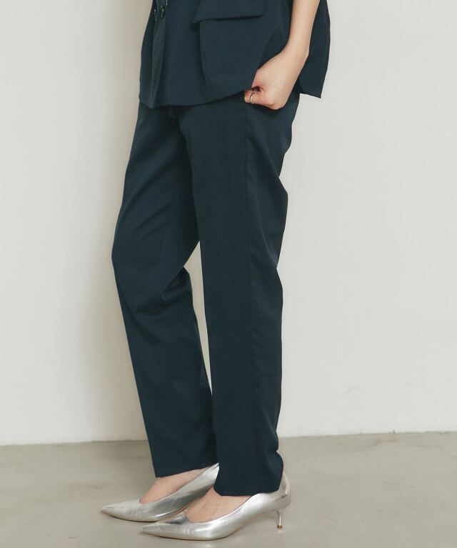 美シルエットテーパードパンツ 【セットアップ対応】
