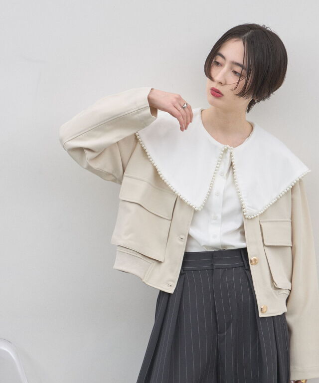 オフィシャルサイト限定】パールカラーブラウス