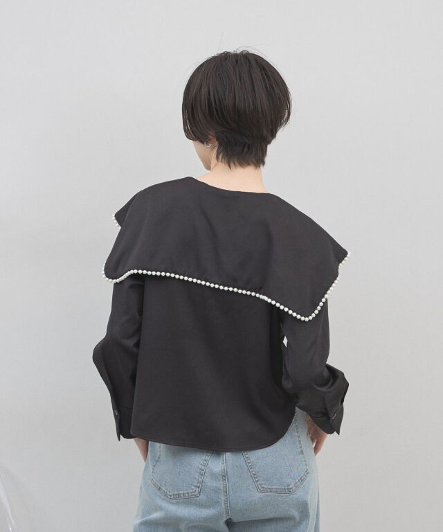 オフィシャルサイト限定】パールカラーブラウス