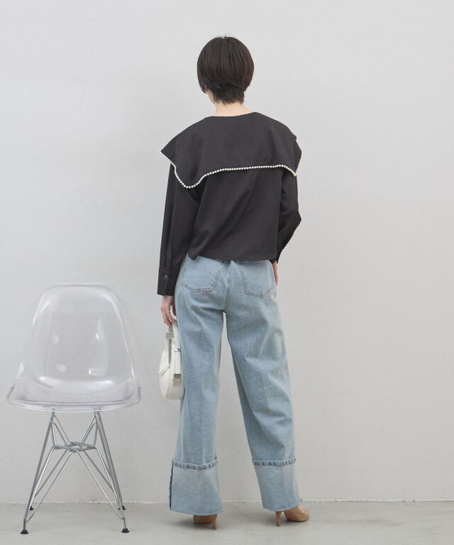 オフィシャルサイト限定】パールカラーブラウス