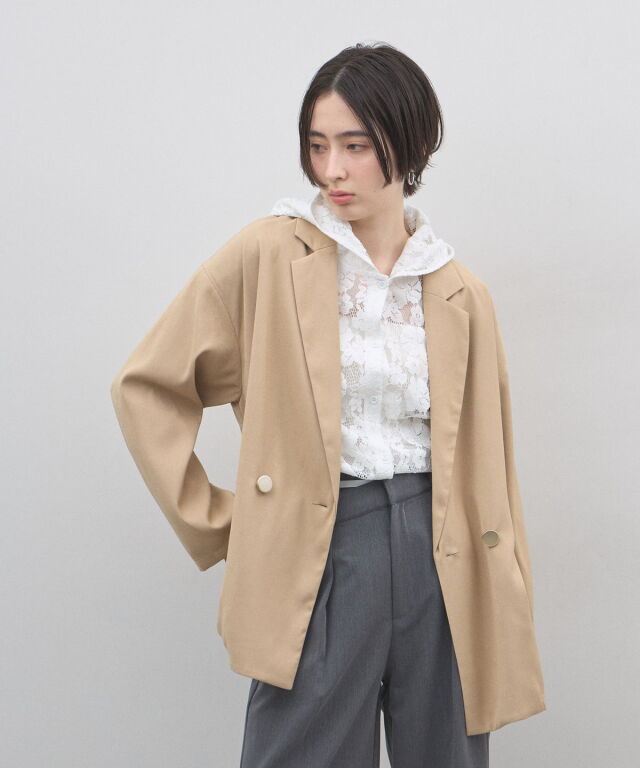 SOAREBBc2000sspg本日のみ最終値下げ明日には価格戻します。 フラワーレースフーディージャケット