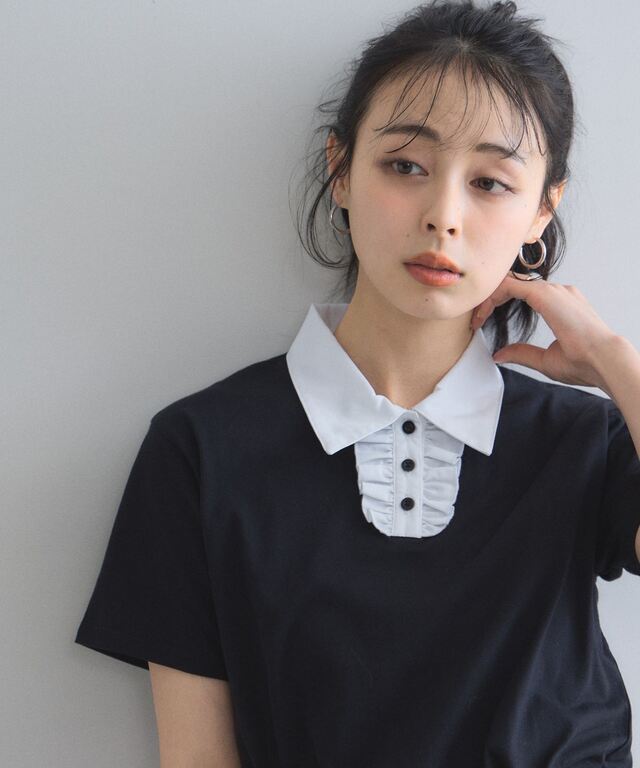 フリルポロTシャツ