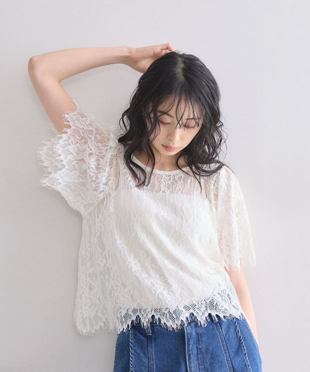 美品　ジュンヤワタナベ　レース　トップス MAN WATANABE JUNYA 美品 ジュンヤワタナベ レース トップス ジュンヤ