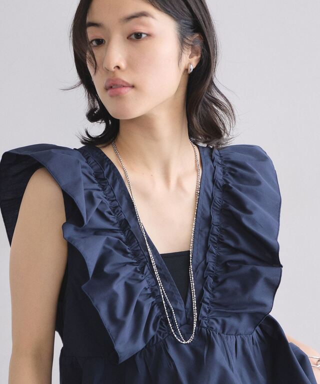 林田岬優さん着用】フリルチュニック