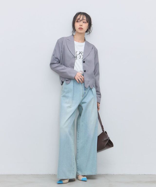 スカラップショートジャケット