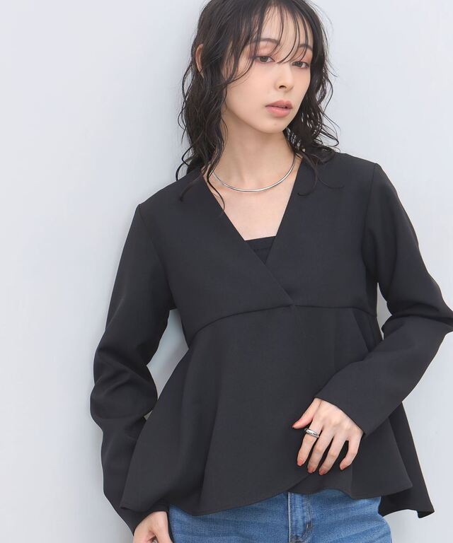 エレガンスフレアブラウス