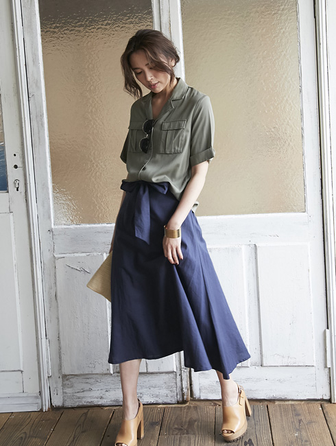 Safari Shirt レディース サファリ シャツ Safari Shirt レディース サファリ シャツ