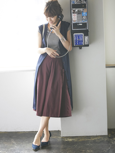 2way Gillet One Piece レディース ジレ ワンピース Sale品につき返品 交換 注文確定後の変更キャンセル不可