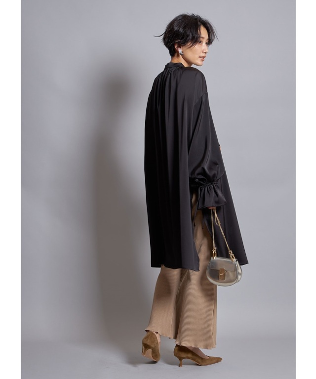 えびてんどん様 ワンピース S黒 ESTNATION / グログランマキシワンピース｜ESTNATION ONLINE