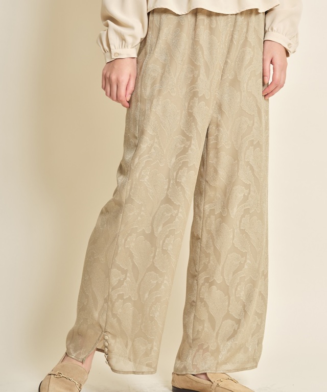 ペイズリージャガードフレアパンツ《一部店舗のみ入荷》 