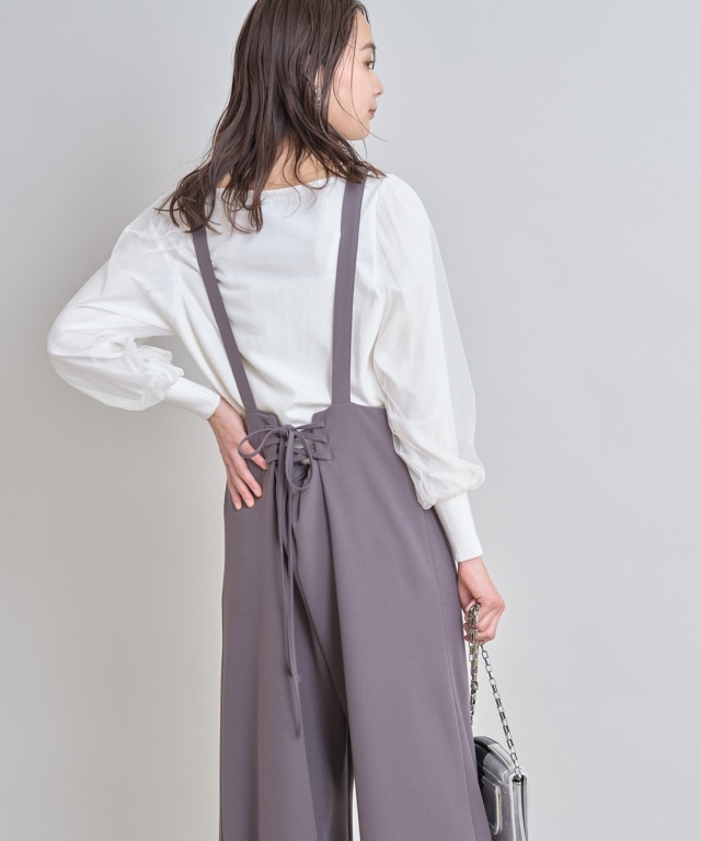 バックレースアップサロペット《一部店舗のみ入荷》