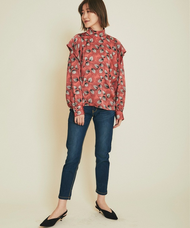 完売品 リンカブル フラワーデニム Sサイズ 試着のみ 新品 AMBIDEX Store △〇 5.5oz denim ヒラリスカート(F インディゴ