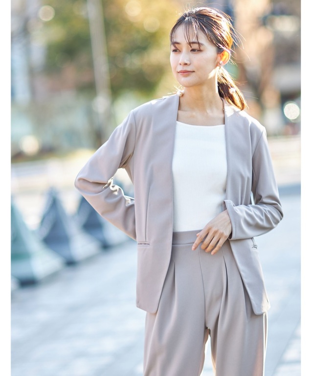 カットジョーゼットジャケット《CEREMONY STYLE》