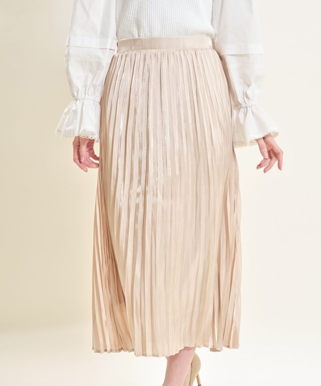 週末限定直輸入♪ yori シャイニープリーツスカート