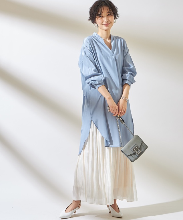 バンドカラースキッパーシャツ《一部の店舗のみ入荷》