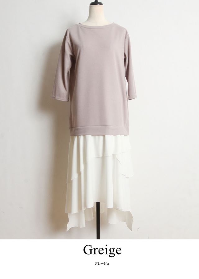 ドッキングミラノリブワンピース 一部の店舗のみ入荷