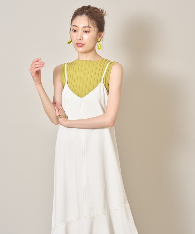 成瀬愛里さん着用】ピッチリブノースリーブプルオーバー