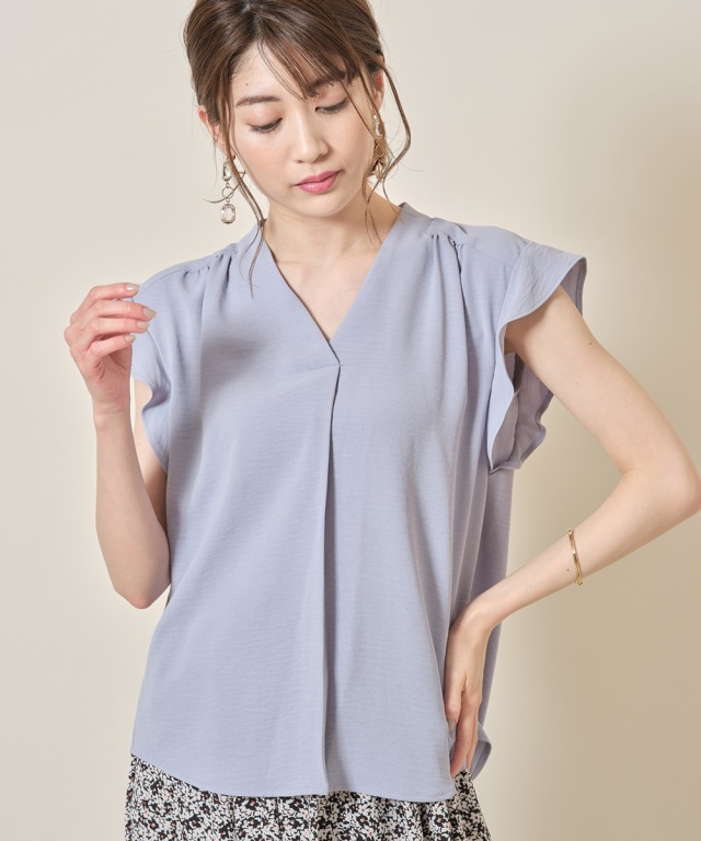 スキッパーブラウス※一部店舗のみ入荷
