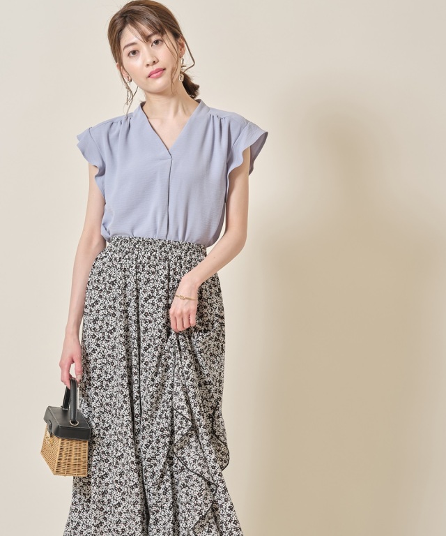 スキッパーブラウス※一部店舗のみ入荷