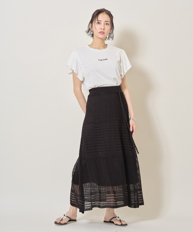 【新品】rubia wear Bella Skirt  ニットスカート S￼ 楽天市場】＼25%OFF!クーポン／ ニットスカート タイト リブ